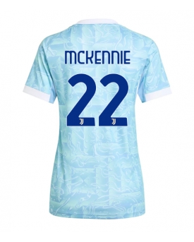 Billige Fotballdrakt Juventus Weston McKennie #22 Replika Bortedrakt Dame 2025-26 Kortermet Billige Fotballdrakt Juventus Weston McKennie #22 Replika Bortedrakt Dame 2025-26 Kortermet